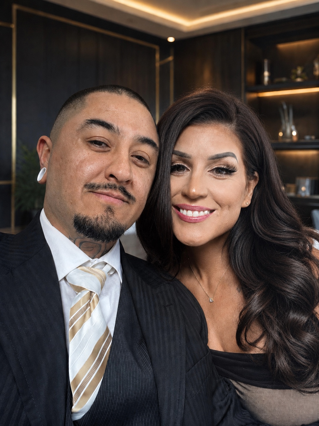 Eduardo Lalo Avila-Neri and Janelle Urias Avila, the husband-and-wife team behind Precision Electrical Solutions
